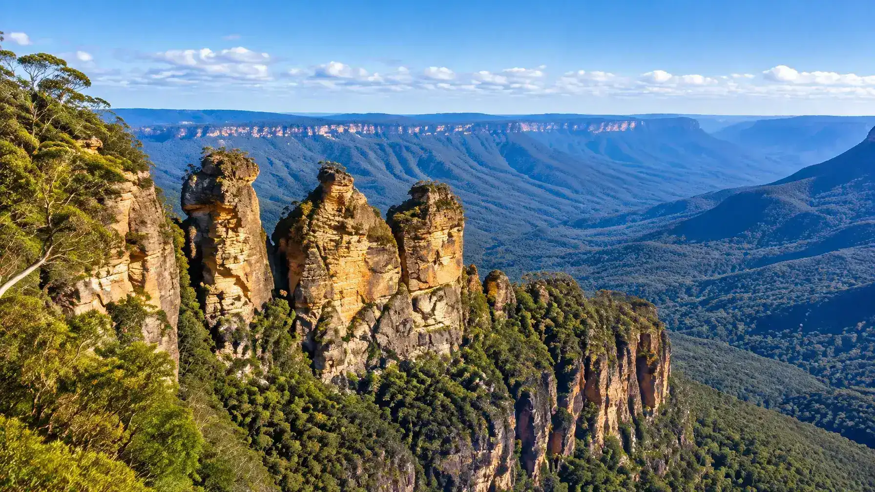 The Three Sisters in the Blue Mountains